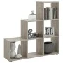 FMD Regal 6 Fächer in Sandeiche 104,3x32,6x106,5 cm von , Raumteiler - Ref: Foro24-447406, Preis: 126,43 €, Rabatt: %