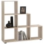 FMD Estantería 6 compartimentos color roble arena 104,3x32,6x106,5 cm by , Room dividers - Ref: Foro24-447406, Price: 126,36 ...