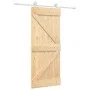 Sliding door with solid pine wood fittings 85x210 cm by , Doors - Ref: Foro24-3203083, Price: 204,57 €, Discount: %