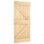 Schiebetür mit Beschlägen aus massivem Kiefernholz, 95 x 210 cm von , Türen - Ref: Foro24-3203060, Preis: 216,42 €, Rabatt: %