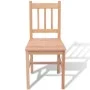 5-teiliges Esszimmerset aus Kiefernholz von vidaXL, Möbelsets für Küchen und Esszimmer - Ref: Foro24-242958, Preis: 234,86 €,...