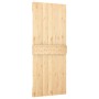 Schiebetür mit Beschlägen aus massivem Kiefernholz, 85 x 210 cm von , Türen - Ref: Foro24-3203228, Preis: 175,45 €, Rabatt: %