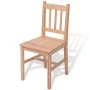 5-teiliges Esszimmerset aus Kiefernholz von vidaXL, Möbelsets für Küchen und Esszimmer - Ref: Foro24-242958, Preis: 234,86 €,...