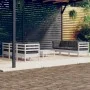 Gartenmöbel 7-teilig mit anthrazitfarbenen Kiefernholzkissen von , Gartensets - Ref: Foro24-3096119, Preis: 609,68 €, Rabatt: %