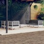 Gartenmöbel 7-teilig mit anthrazitfarbenen Kiefernholzkissen von , Gartensets - Ref: Foro24-3096119, Preis: 617,41 €, Rabatt: %