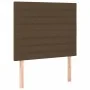 Box spring bed mattress LED lights dark brown fabric 100x200cm by , Beds and slatted bases - Ref: Foro24-3135496, Price: 368,...