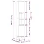 3-teiliges Badezimmermöbelset aus weißem Sperrholz von , Badezimmermöbel - Ref: Foro24-3185605, Preis: 224,96 €, Rabatt: %