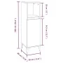 3-teiliges Badezimmermöbelset aus weißem Sperrholz von , Badezimmermöbel - Ref: Foro24-3185605, Preis: 224,96 €, Rabatt: %