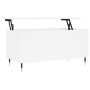 Mesa de centro madera contrachapada blanco 90x44,5x45 cm de , Mesas de centro - Ref: Foro24-830964, Precio: 69,96 €