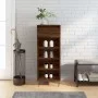 Mueble zapatero madera contrachapada roble marrón 40x36x105 cm de , Zapateros y organizadores de calzado - Ref: Foro24-831467...