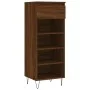 Mueble zapatero madera contrachapada roble marrón 40x36x105 cm de , Zapateros y organizadores de calzado - Ref: Foro24-831467...