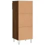 Mueble zapatero madera contrachapada roble marrón 40x36x105 cm de , Zapateros y organizadores de calzado - Ref: Foro24-831467...