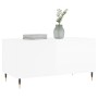 Couchtisch aus glänzend weißem Sperrholz, 90 x 44,5 x 45 cm von , Couchtisch - Ref: Foro24-830966, Preis: 74,08 €, Rabatt: %