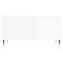 Couchtisch aus glänzend weißem Sperrholz, 90 x 44,5 x 45 cm von , Couchtisch - Ref: Foro24-830966, Preis: 74,08 €, Rabatt: %