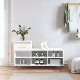 White plywood shoe cabinet 102x36x60 cm by , Shoe racks and shoe organizers - Ref: Foro24-831356, Price: 64,52 €, Discount: %