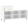 Weißer Schuhschrank aus Sperrholz, 102 x 36 x 60 cm von , Schuhregale und Schuhorganisatoren - Ref: Foro24-831356, Preis: 64,...