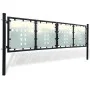Black garden fence gate 300x150 cm by vidaXL, garden gates - Ref: Foro24-141691, Price: 357,80 €, Discount: %