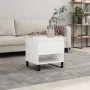 Mesa de centro madera de ingeniería blanco 50x46x50 cm de , Mesas de centro - Ref: Foro24-830924, Precio: 46,04 €, Descuento: %