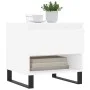 Mesa de centro madera de ingeniería blanco 50x46x50 cm de , Mesas de centro - Ref: Foro24-830924, Precio: 46,04 €, Descuento: %
