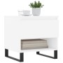 Mesa de centro madera de ingeniería blanco 50x46x50 cm de , Mesas de centro - Ref: Foro24-830924, Precio: 46,49 €, Descuento: %