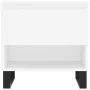 Mesa de centro madera de ingeniería blanco 50x46x50 cm de , Mesas de centro - Ref: Foro24-830924, Precio: 46,04 €, Descuento: %
