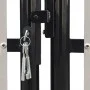 Black garden fence gate 300x150 cm by vidaXL, garden gates - Ref: Foro24-141691, Price: 357,80 €, Discount: %