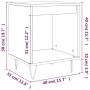 Nightstands 2 pcs engineered wood black 40x35x50 cm by , Nightstands - Ref: Foro24-830719, Price: 53,12 €, Discount: %