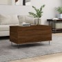 Brown oak plywood coffee table 90x44.5x45 cm by , Coffee table - Ref: Foro24-830979, Price: 69,73 €, Discount: %