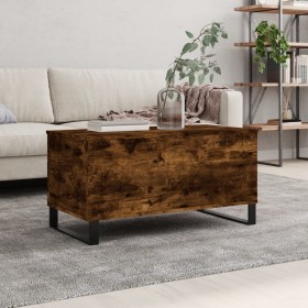Couchtisch aus geräuchertem Eichensperrholz, 90 x 44,5 x 45 cm von , Couchtisch - Ref: Foro24-830985, Preis: 60,79 €, Rabatt: %