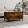 Mesa de centro madera contrachapada roble ahumado 90x44,5x45 cm de , Mesas de centro - Ref: Foro24-830985, Precio: 60,71 €, D...