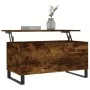 Couchtisch aus geräuchertem Eichensperrholz, 90 x 44,5 x 45 cm von , Couchtisch - Ref: Foro24-830985, Preis: 60,05 €, Rabatt: %