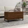 Couchtisch aus braunem Eichensperrholz, 90 x 44,5 x 45 cm von , Couchtisch - Ref: Foro24-830987, Preis: 62,70 €, Rabatt: %