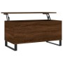 Couchtisch aus braunem Eichensperrholz, 90 x 44,5 x 45 cm von , Couchtisch - Ref: Foro24-830987, Preis: 63,33 €, Rabatt: %