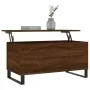 Couchtisch aus braunem Eichensperrholz, 90 x 44,5 x 45 cm von , Couchtisch - Ref: Foro24-830987, Preis: 62,70 €, Rabatt: %