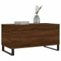Couchtisch aus braunem Eichensperrholz, 90 x 44,5 x 45 cm von , Couchtisch - Ref: Foro24-830987, Preis: 62,70 €, Rabatt: %