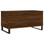Couchtisch aus braunem Eichensperrholz, 90 x 44,5 x 45 cm von , Couchtisch - Ref: Foro24-830987, Preis: 62,70 €, Rabatt: %