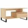 Couchtisch aus Sonoma-Eichensperrholz, 90 x 49 x 45 cm von , Couchtisch - Ref: Foro24-831031, Preis: 70,03 €, Rabatt: %