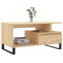 Couchtisch aus Sonoma-Eichensperrholz, 90 x 49 x 45 cm von , Couchtisch - Ref: Foro24-831031, Preis: 72,25 €, Rabatt: %