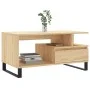 Sonoma oak plywood coffee table 90x49x45 cm by , Coffee table - Ref: Foro24-831031, Price: 71,01 €, Discount: %
