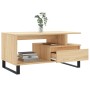 Couchtisch aus Sonoma-Eichensperrholz, 90 x 49 x 45 cm von , Couchtisch - Ref: Foro24-831031, Preis: 72,25 €, Rabatt: %