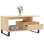 Couchtisch aus Sonoma-Eichensperrholz, 90 x 49 x 45 cm von , Couchtisch - Ref: Foro24-831031, Preis: 70,03 €, Rabatt: %