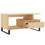 Couchtisch aus Sonoma-Eichensperrholz, 90 x 49 x 45 cm von , Couchtisch - Ref: Foro24-831031, Preis: 72,25 €, Rabatt: %