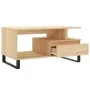 Sonoma oak plywood coffee table 90x49x45 cm by , Coffee table - Ref: Foro24-831031, Price: 71,01 €, Discount: %