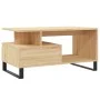 Sonoma oak plywood coffee table 90x49x45 cm by , Coffee table - Ref: Foro24-831031, Price: 71,01 €, Discount: %