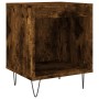 Nachttische 2 Stück, Holzwerkstoff, geräucherte Eiche, 40 x 35 x 50 cm von , Nachttische - Ref: Foro24-830727, Preis: 45,21 €...