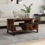 Couchtisch aus geräuchertem Eichensperrholz, 90 x 49 x 45 cm von , Couchtisch - Ref: Foro24-831033, Preis: 62,51 €, Rabatt: %