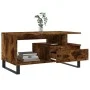 Couchtisch aus geräuchertem Eichensperrholz, 90 x 49 x 45 cm von , Couchtisch - Ref: Foro24-831033, Preis: 62,51 €, Rabatt: %