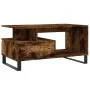 Couchtisch aus geräuchertem Eichensperrholz, 90 x 49 x 45 cm von , Couchtisch - Ref: Foro24-831033, Preis: 62,51 €, Rabatt: %