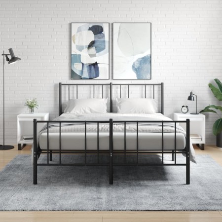 Nachttische 2 Stk. Holzwerkstoff weiß 40x35x50 cm von , Nachttische - Ref: Foro24-830733, Preis: 48,65 €, Rabatt: %
