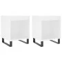 Nachttische 2 Stk. Holzwerkstoff weiß 40x35x50 cm von , Nachttische - Ref: Foro24-830733, Preis: 48,21 €, Rabatt: %